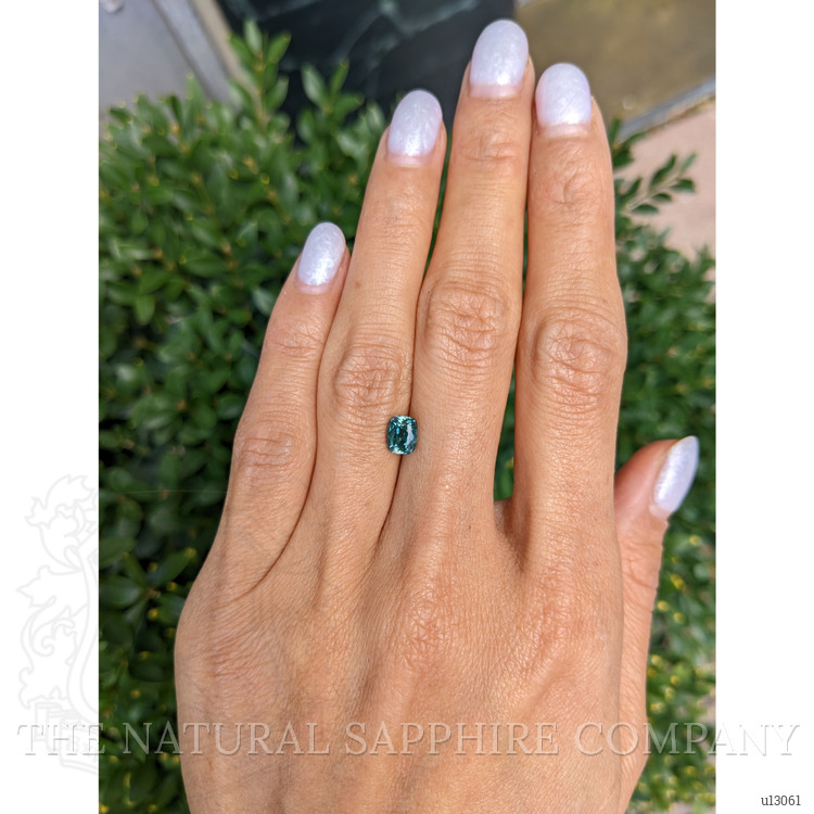 1.30 Ct. Bluish Green Sapphire from Montana