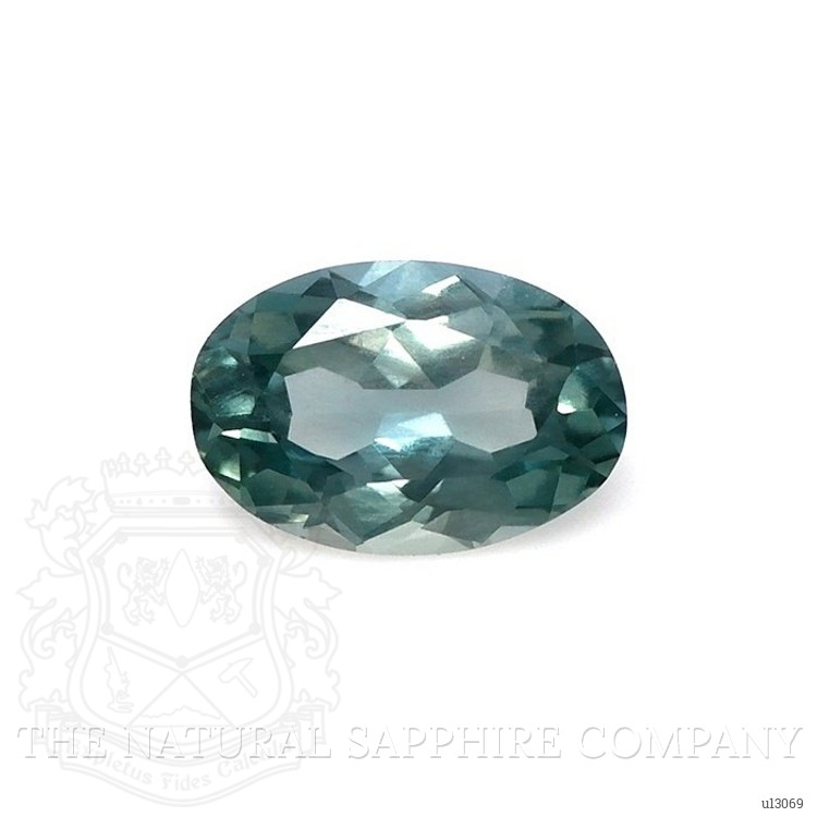 0.68 Ct. Bluish Green Sapphire from Montana