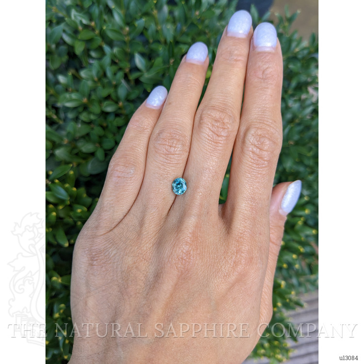 1.09 Ct. Bluish Green Sapphire from Montana