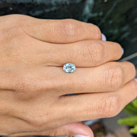 1.14 Ct. Bluish Green Sapphire from Montana Life Style