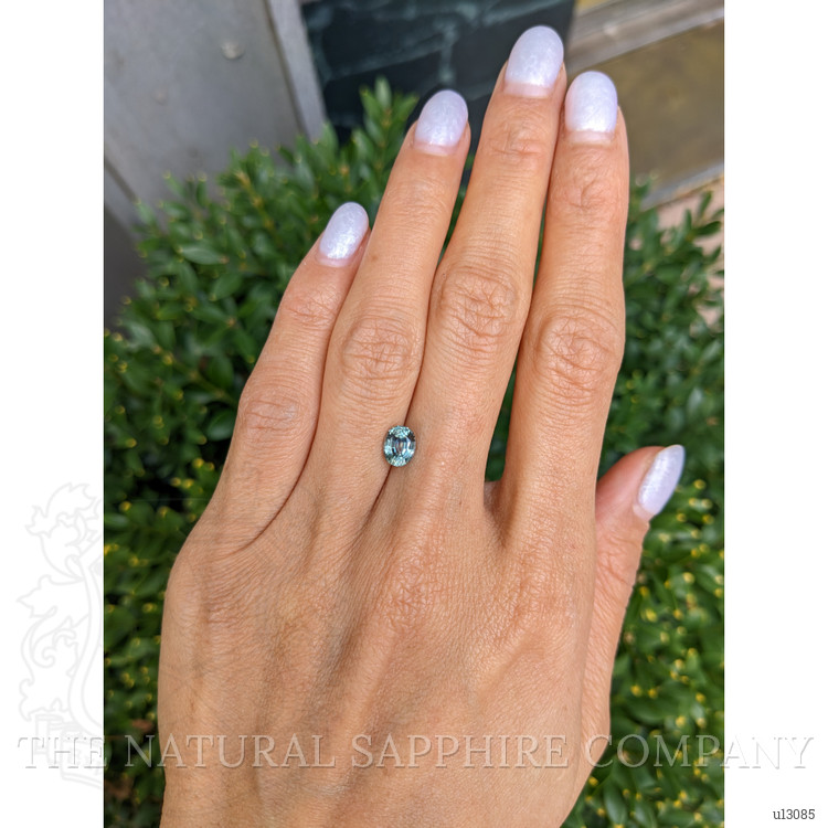 1.14 Ct. Bluish Green Sapphire from Montana