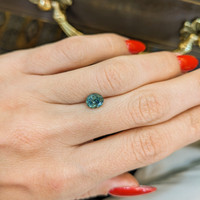 1.23 Ct. Bluish Green Sapphire from Montana Life Style