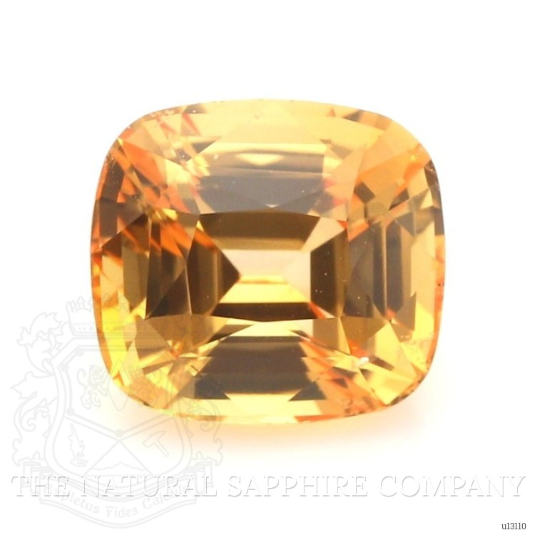 2.54 Ct. Yellowish Orange Sapphire from Ceylon (Sri Lanka)