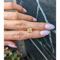 2.54 Ct. Yellowish Orange Sapphire from Ceylon (Sri Lanka) Life Style