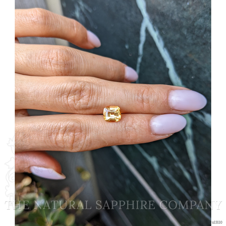 2.54 Ct. Yellowish Orange Sapphire from Ceylon (Sri Lanka)