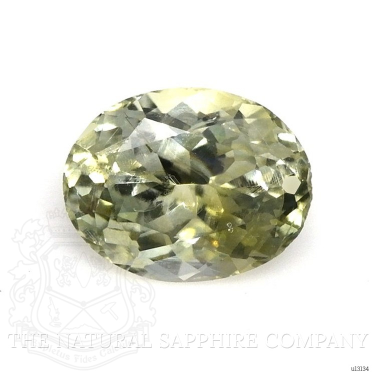 0.83 Ct. Yellowish Green Sapphire from Montana