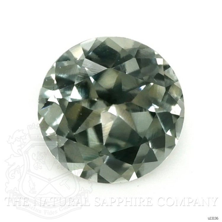 0.59 Ct. Green Sapphire from Montana