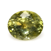0.63 Ct. Yellowish Green Sapphire from Montana Video