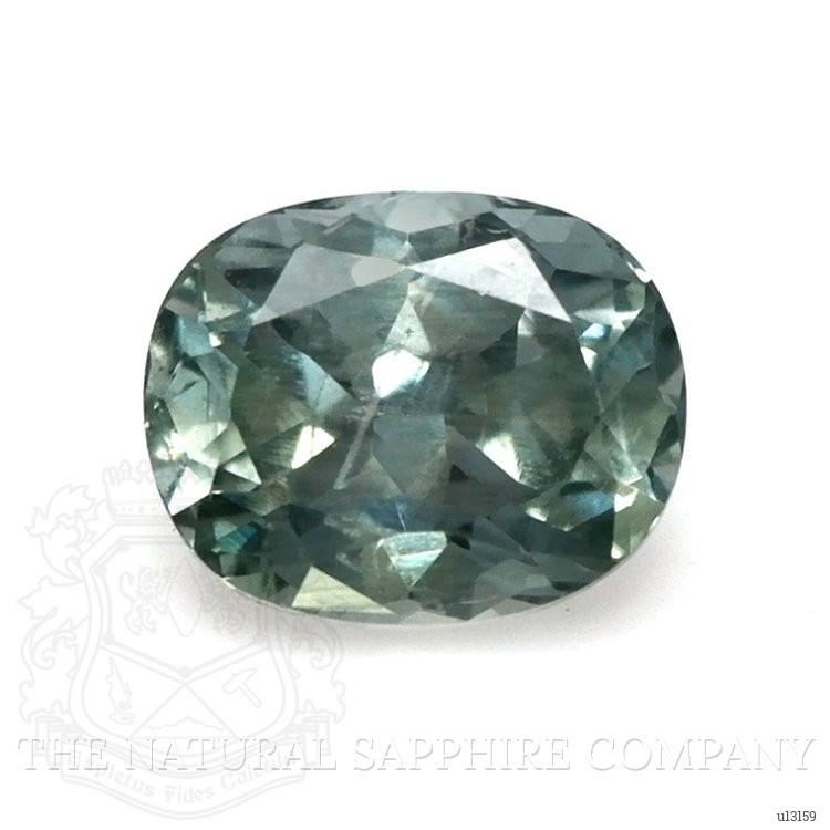 0.73 Ct. Bluish Green Sapphire from Montana