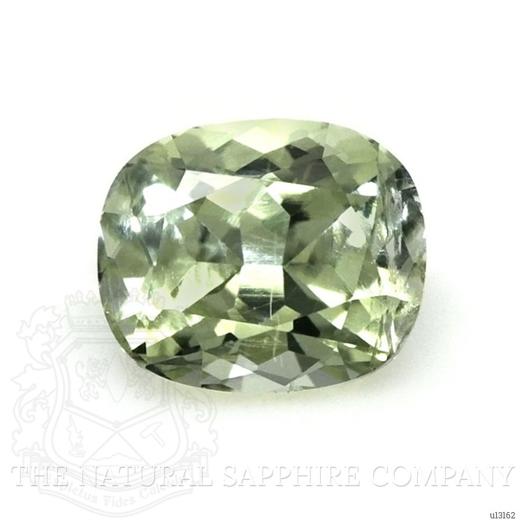 0.77 Ct. Yellowish Green Sapphire from Montana