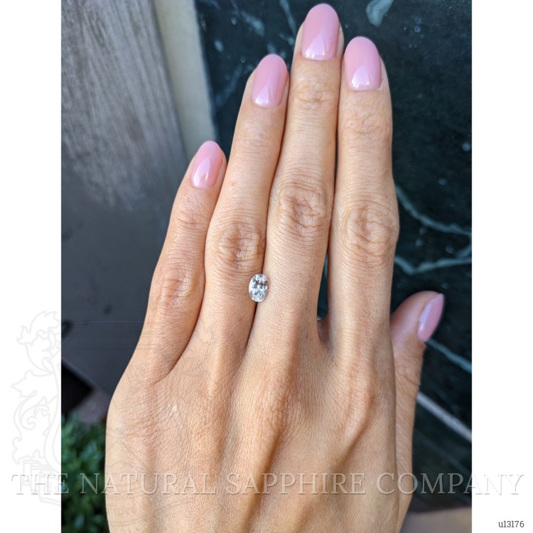 1.09 Ct. White Sapphire from Montana