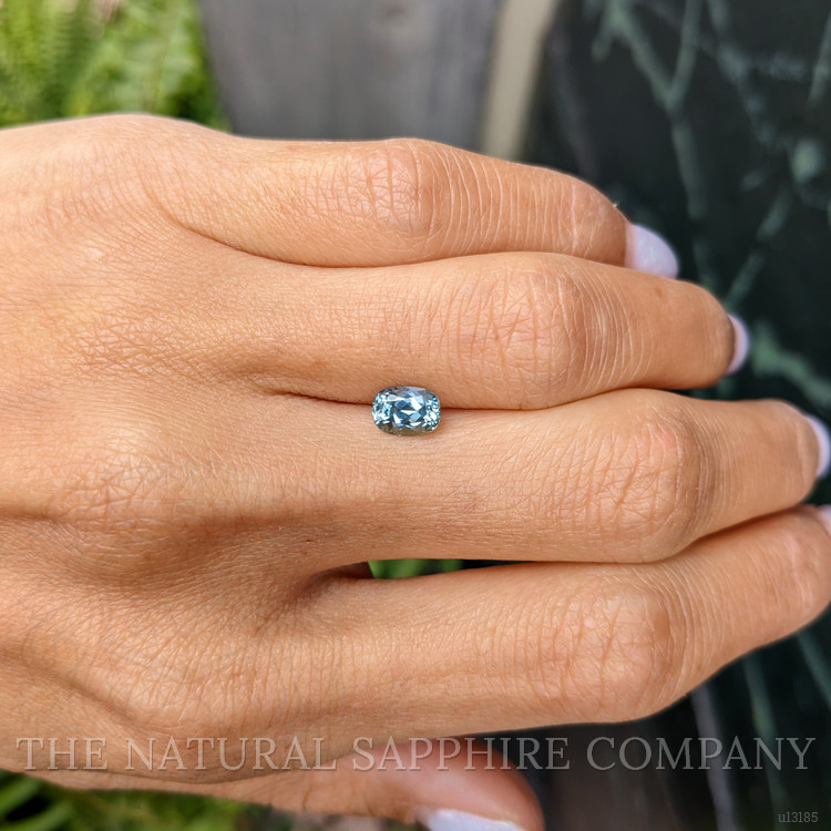 1.14 Ct. Greenish Blue Sapphire from Montana