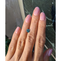 1.15 Ct. Greenish Blue Sapphire from Montana Life Style