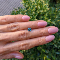 1.15 Ct. Greenish Blue Sapphire from Montana Life Style