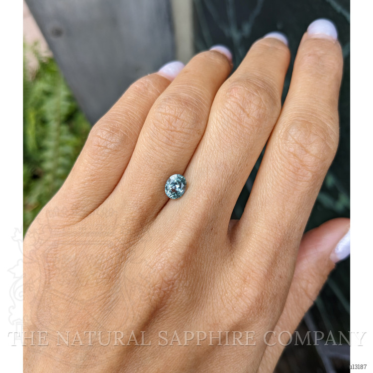 1.15 Ct. Bluish Green Sapphire from Montana