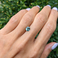 1.16 Ct. Bluish Green Sapphire from Montana Life Style