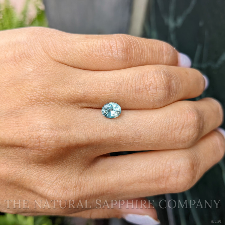 1.22 Ct. Bluish Green Sapphire from Montana