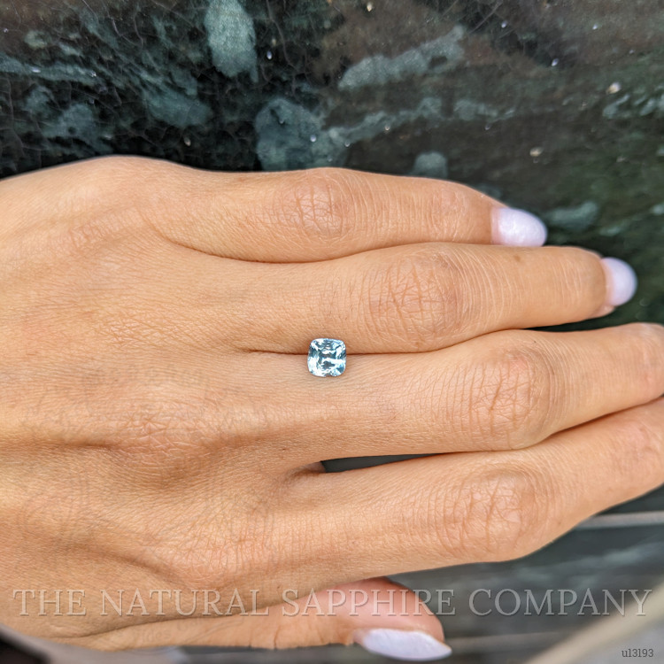 1.25 Ct. Greenish Blue Sapphire from Montana