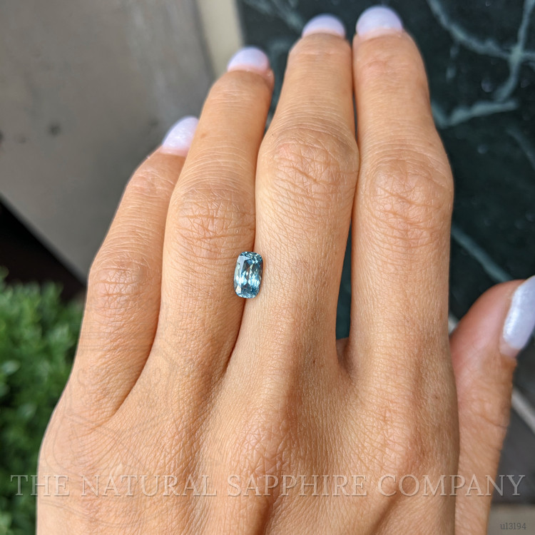 1.26 Ct. Greenish Blue Sapphire from Montana