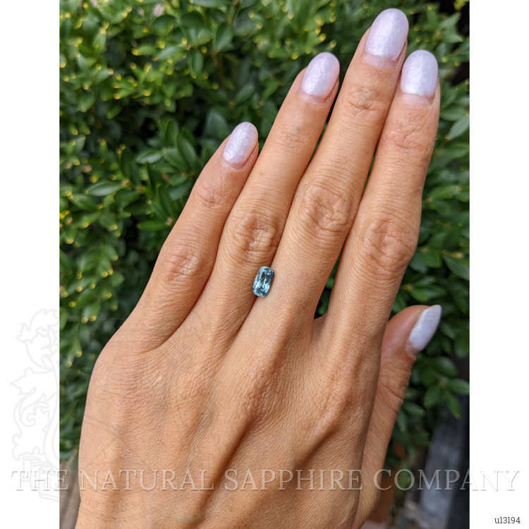 1.26 Ct. Greenish Blue Sapphire from Montana