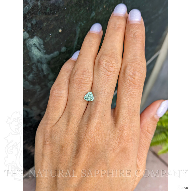 1.33 Ct. Green Sapphire from Montana