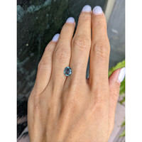 1.51 Ct. Greenish Blue Sapphire from Montana Life Style