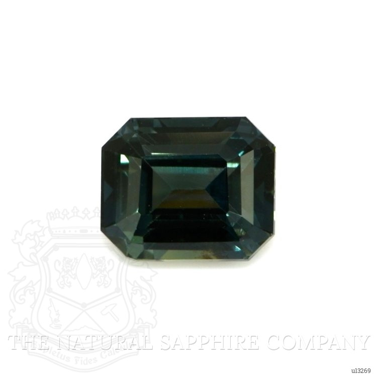 1.46 Ct. Bluish Green Sapphire from Ceylon (Sri Lanka)