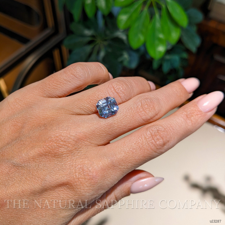6.06 Ct. Violet Sapphire from Ceylon (Sri Lanka)