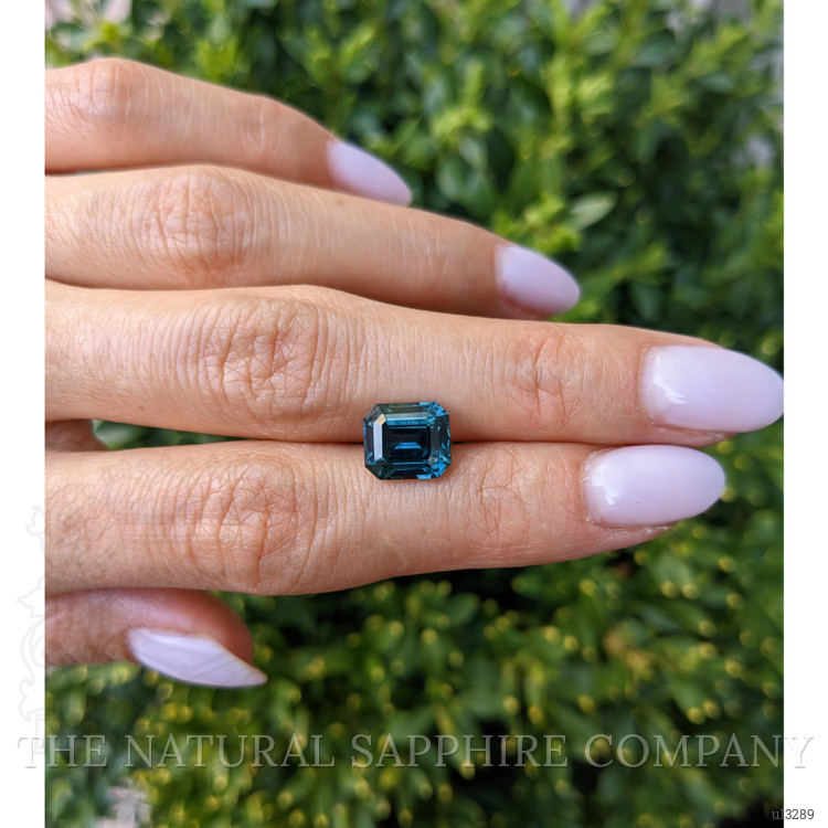 4.11 Ct. Greenish Blue Sapphire from Madagascar