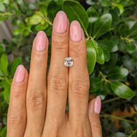 2.12 Ct. White Sapphire from Ceylon (Sri Lanka) Life Style