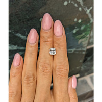 2.12 Ct. White Sapphire from Ceylon (Sri Lanka) Life Style