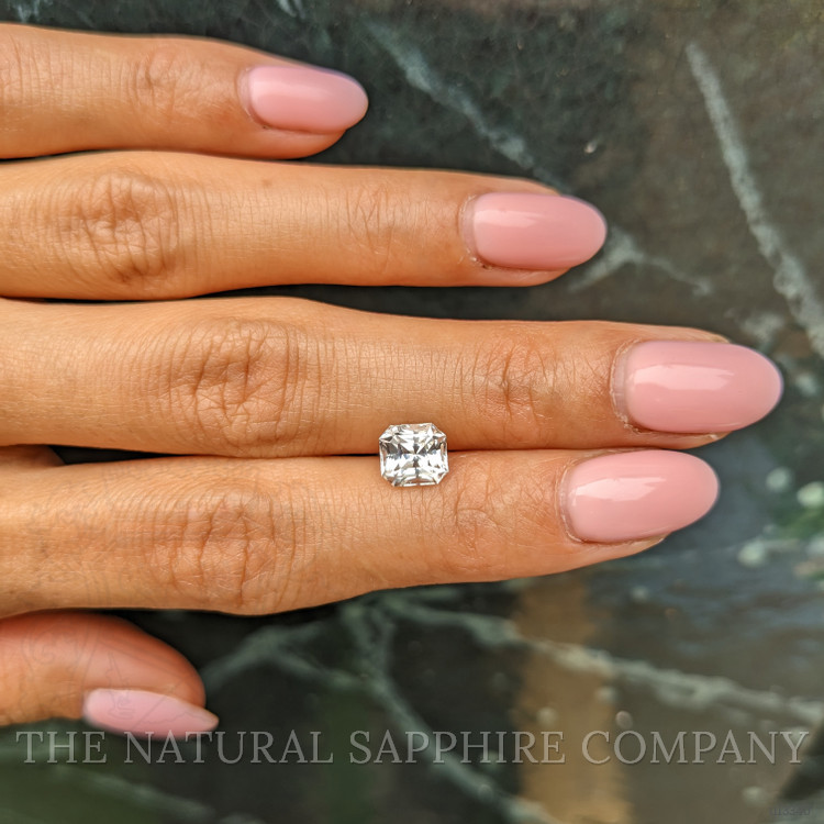 2.12 Ct. White Sapphire from Ceylon (Sri Lanka)