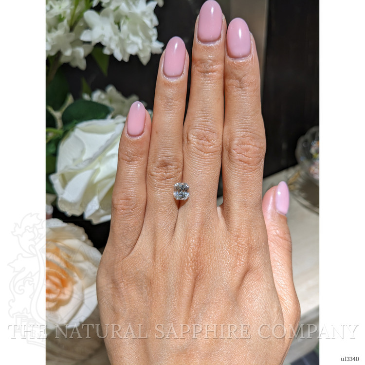 2.12 Ct. White Sapphire from Ceylon (Sri Lanka)