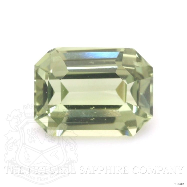 2.05 Ct. Yellowish Green Sapphire from Ceylon (Sri Lanka)