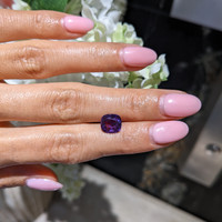 2.57 Ct. Purple Sapphire from Ceylon (Sri Lanka) Life Style