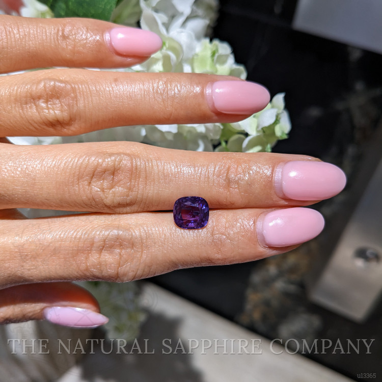 2.57 Ct. Purple Sapphire from Ceylon (Sri Lanka)