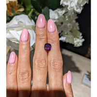 2.57 Ct. Purple Sapphire from Ceylon (Sri Lanka) Life Style