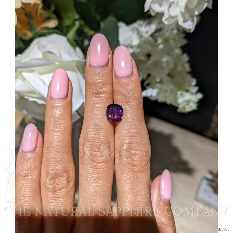2.57 Ct. Purple Sapphire from Ceylon (Sri Lanka)