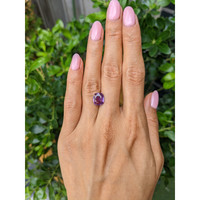 3.18 Ct. Purple Sapphire from Ceylon (Sri Lanka) Life Style