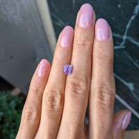 1.54 Ct. Purple Sapphire from Madagascar Life Style