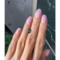 1.84 Ct. Bluish Green Sapphire from Ceylon (Sri Lanka) Life Style