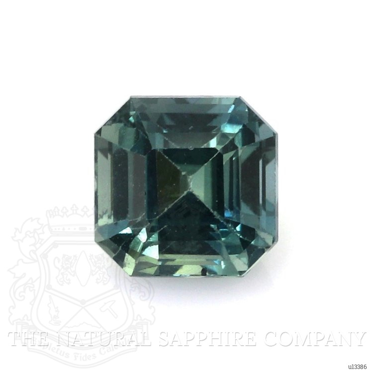 1.36 Ct. Bluish Green Sapphire from Ceylon (Sri Lanka)