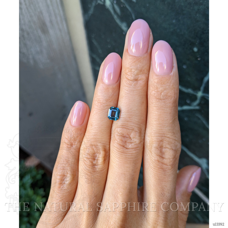 1.25 Ct. Bluish Green Sapphire from Ceylon (Sri Lanka)