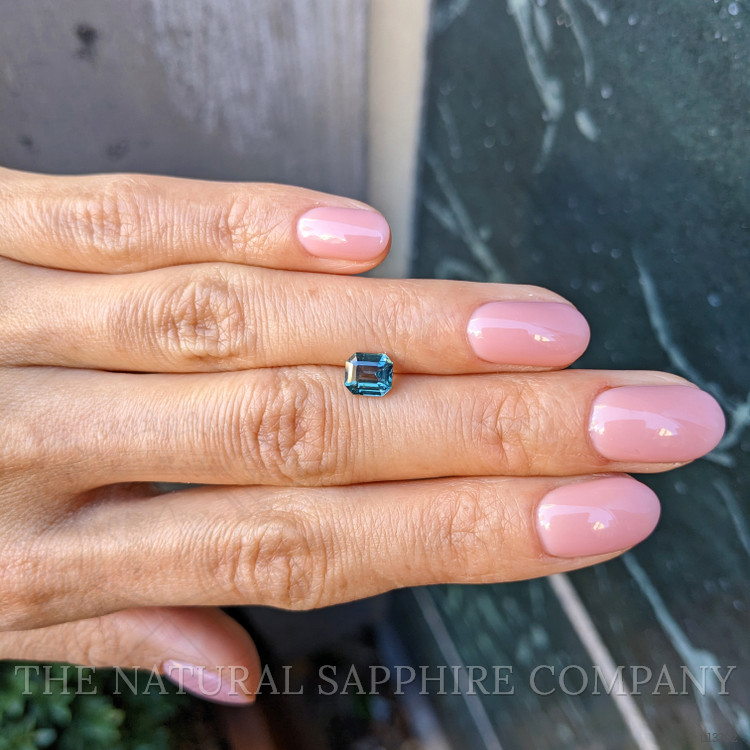 1.25 Ct. Bluish Green Sapphire from Ceylon (Sri Lanka)