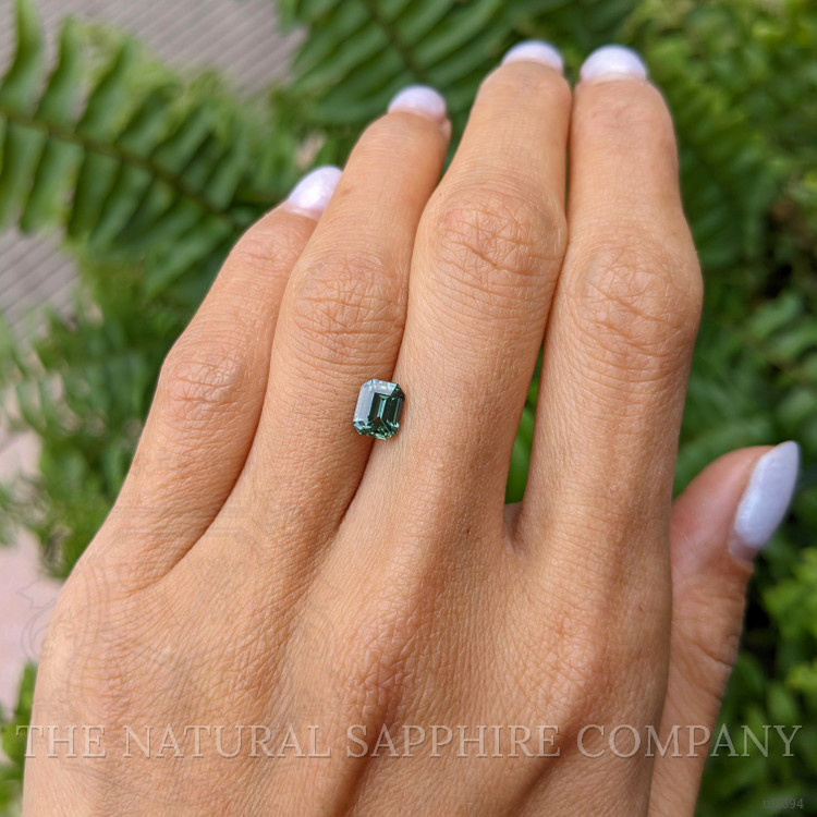 1.40 Ct. Bluish Green Sapphire from Ceylon (Sri Lanka)