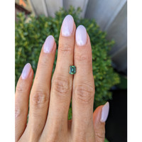 1.40 Ct. Bluish Green Sapphire from Ceylon (Sri Lanka) Life Style