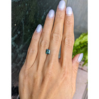 1.31 Ct. Bluish Green Sapphire from Ceylon (Sri Lanka) Life Style