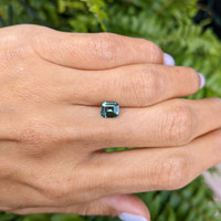 1.31 Ct. Bluish Green Sapphire from Ceylon (Sri Lanka) Life Style