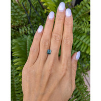 1.31 Ct. Bluish Green Sapphire from Ceylon (Sri Lanka) Life Style