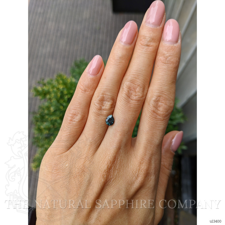 1.05 Ct. Bluish Green Sapphire from Ceylon (Sri Lanka)